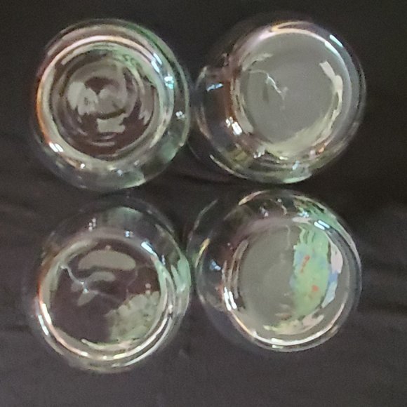 Luminarc Noel Tumbler Glasses 1992 Set of 4 - Picture 6 of 6